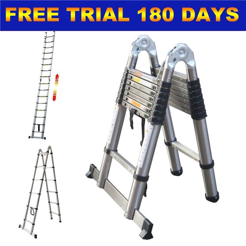 Telescopic ladder 5m - 3.8m,