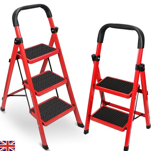 Folding step ladder anti slip - step,