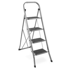 VonHaus 4 Step Folding Ladder