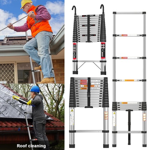 Telescopic ladder stainless - telescopic,