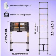 2.6-5M Stainless Steel Ladder